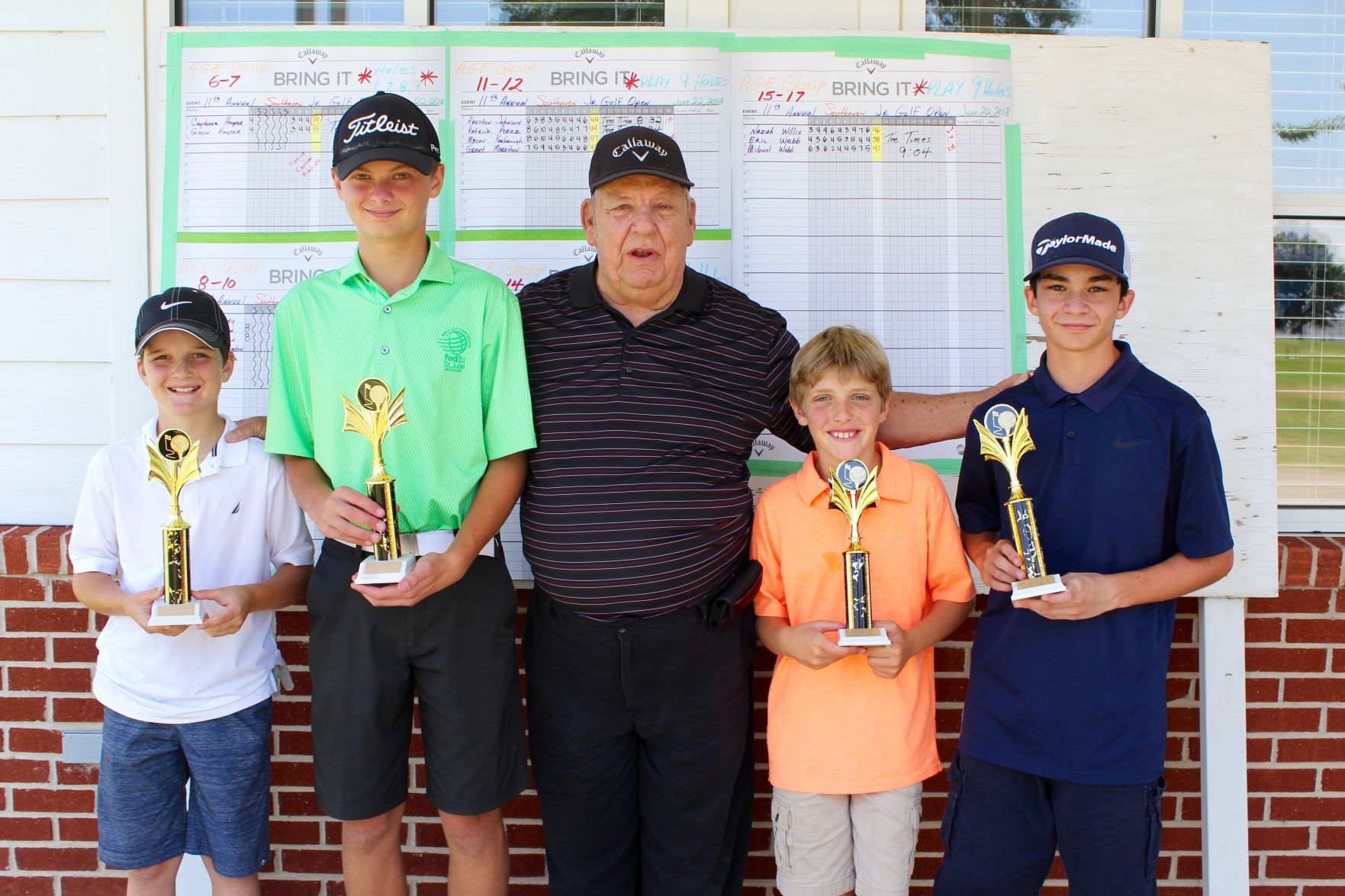 Southaven Junior Golf Open winners